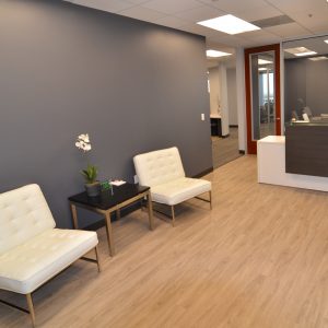 An image of the reception area